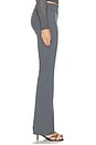 view 4 of 6 Agnes Pant in Grey Pinstripe