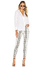 view 4 of 4 Robyn Snake Print Pant in Black & White