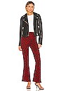 view 4 of 4 Kendall Kick Flare Pants in Red Leopard