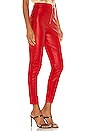 view 2 of 4 Shonda Faux Leather Pants in Red