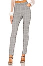 view 1 of 4 PANTALON TAILLE HAUTE MAXYN in Grey Plaid
