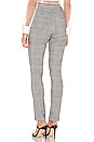 view 3 of 4 PANTALON TAILLE HAUTE MAXYN in Grey Plaid
