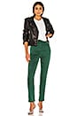 view 5 of 5 PANTALON TAILLE HAUTE GRETCHEN in Emerald Green