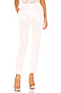 view 1 of 5 Aviana Flat Front Trouser in White Sequin