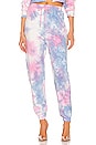 view 1 of 4 PANTALON SWEAT PARIS in Pink & Blue