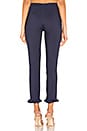 view 3 of 4 PANTALON VOLANTÉ JOSEPHINE in Navy