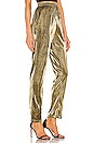 view 2 of 5 PANTALON BRILLANT MARLOW in Gold