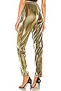 view 3 of 5 PANTALON BRILLANT MARLOW in Gold