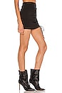 view 2 of 5 Krissie Ruched Mini Skirt in Black