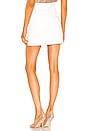 view 3 of 4 Melina Slit Mini Skirt in White