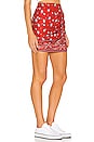 view 2 of 4 Darby Mini Skirt in Red Bandana