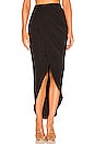 view 1 of 4 Arielle Slit Maxi Skirt in Black