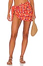 view 1 of 4 Alina Swim Skirt in Orange Floral