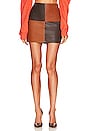view 1 of 4 Mona Mini Skirt in Brown Multi