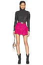view 4 of 4 Becky Ruffle Tier Skirt in Pink