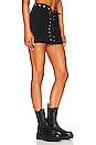 view 2 of 4 Lorie Lace Up Skirt in Black