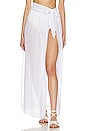 view 1 of 4 x Jetset Christina Catalina Sheer Maxi Skirt in White