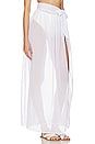 view 2 of 4 x Jetset Christina Catalina Sheer Maxi Skirt in White