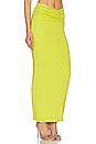 view 2 of 4 Aluna Maxi Skirt in Neon Yellow