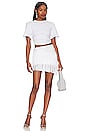 view 4 of 5 Alkira Fringe Mini Skirt in White Sequin