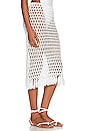 view 2 of 4 Misty Crochet Midi Skirt in White