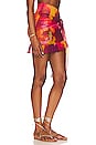 view 2 of 4 Amanda Sarong Skirt in Red Multi