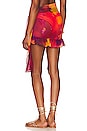 view 3 of 4 Amanda Sarong Skirt in Red Multi