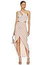view 4 of 4 Arielle Slit Maxi Skirt in Clay