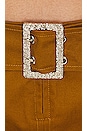 view 5 of 5 Emmett Micro Mini Skirt in Brown