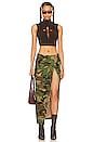 view 4 of 4 Bri Midi Skirt in Camo