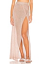 view 1 of 5 Keva Wrap Maxi Skirt in Bronze