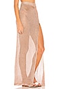 view 2 of 5 Keva Wrap Maxi Skirt in Bronze