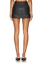 view 4 of 6 Jacey Faux Leather Mini Skirt in Black