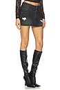 view 2 of 6 Courtney Micro Mini Skirt in Washed Black