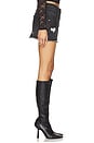 view 3 of 6 Courtney Micro Mini Skirt in Washed Black