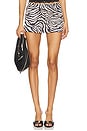 view 1 of 6 Theresa Micro Mini Skirt in Zebra