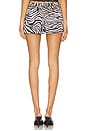 view 4 of 6 Theresa Micro Mini Skirt in Zebra
