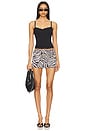 view 5 of 6 Theresa Micro Mini Skirt in Zebra