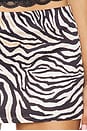 view 6 of 6 Theresa Micro Mini Skirt in Zebra