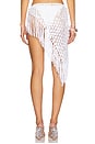 view 4 of 6 Roca Tie Skirt in White