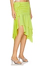 view 2 of 6 Lux Skirt in Chartreuse