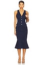 view 5 of 6 Darlah Denim Midi Skirt in Dark Denim