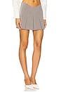 view 2 of 6 Kerrie Mini Skirt in Gray