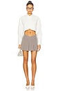 view 5 of 6 Kerrie Mini Skirt in Gray