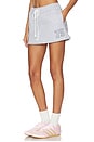 view 3 of 6 Kasia Mini Skirt in Heather Grey