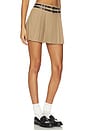 view 2 of 6 Maci Mini Skirt in Taupe