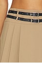 view 6 of 6 Maci Mini Skirt in Taupe