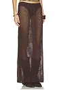 view 2 of 6 Amelia Maxi Skirt in Brown