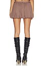 view 4 of 6 Dakoa Mini Skirt in Dark Taupe