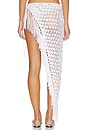 view 4 of 6 Roca Crochet Midi Skirt in White